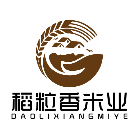 稻粒香米业logo设计