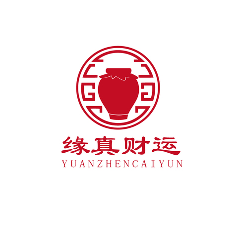 缘真财运logo设计