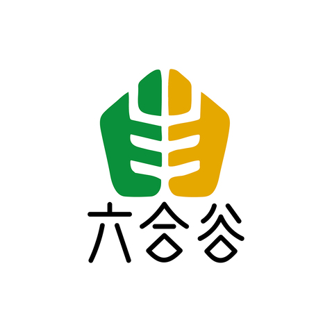 六合谷logo设计