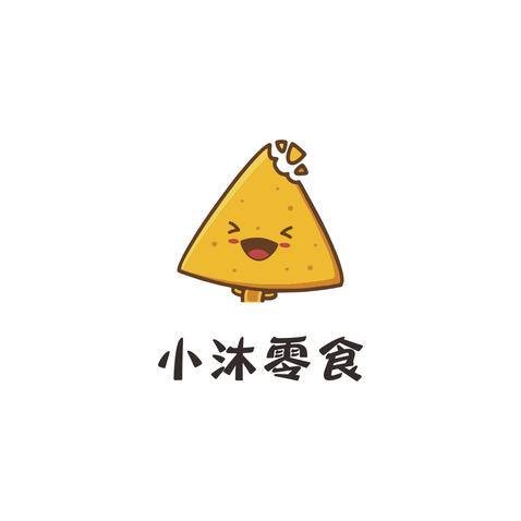 小沐零食logo设计