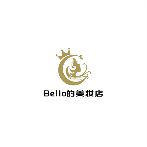 Bello的美妆店logo设计