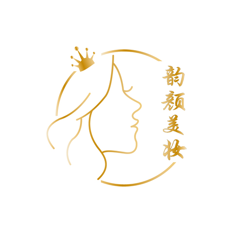 韵颜美妆logo设计