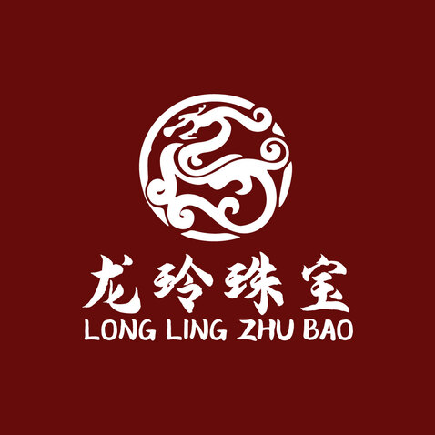 龙玲珠宝logo设计