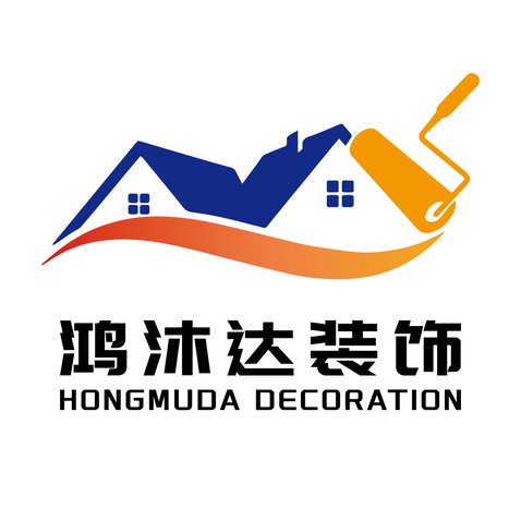 鸿沐达装饰logo设计