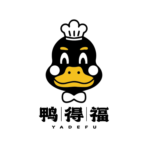 鸭得福logo设计