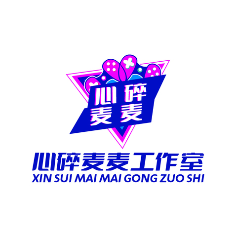 心碎麦麦工作室logo设计