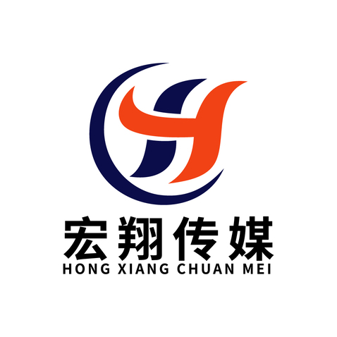 宏翔传媒logo设计