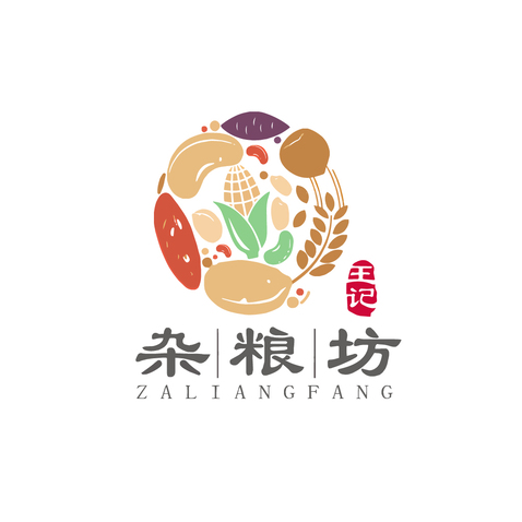 杂粮坊logo设计