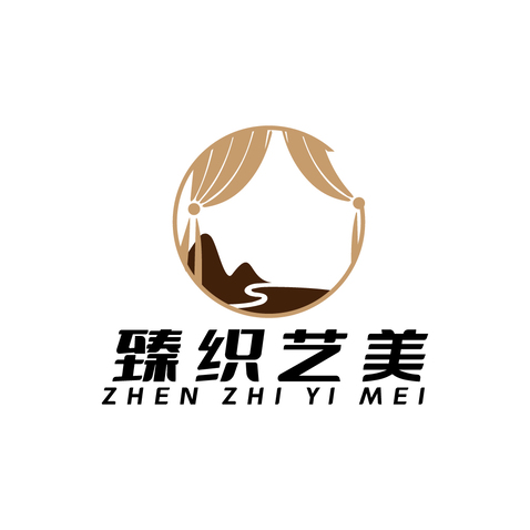 甄织艺美logo设计