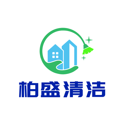 柏盛清洁logo设计