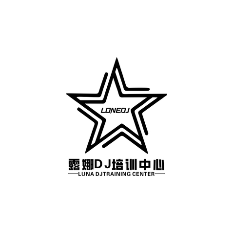 露娜DJ培训中心logo设计