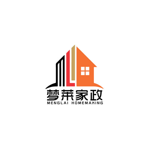 梦莱家政logo设计