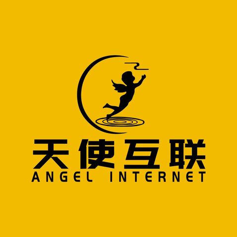 天使互联logo设计