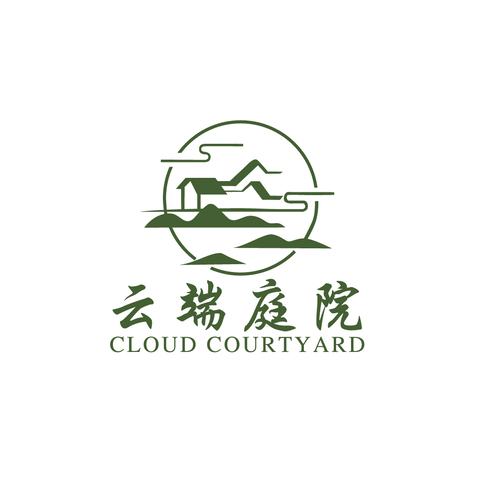 云端庭院logo设计