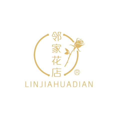 邻家花店logo设计