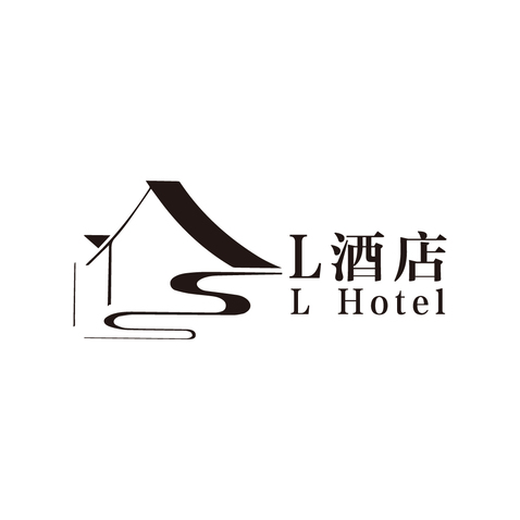 L酒店logo设计