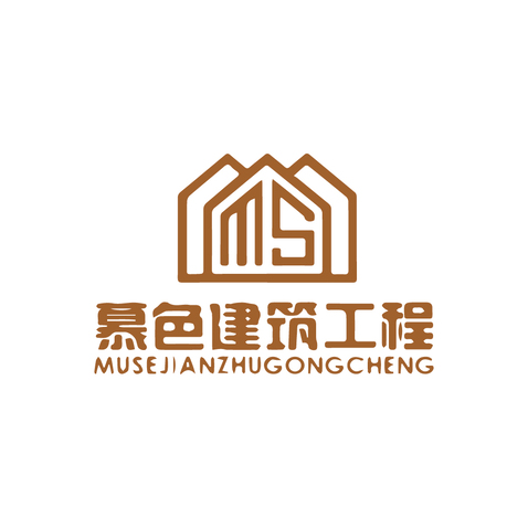 暮色建筑工程logo设计