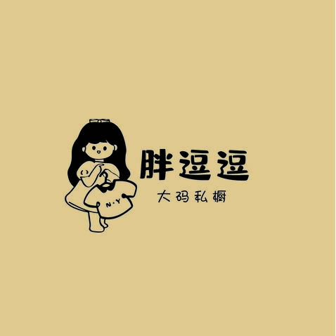 胖逗逗logo设计