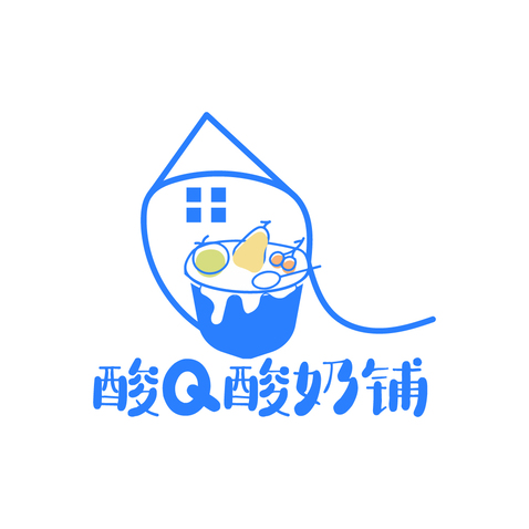 酸甜Q享logo设计