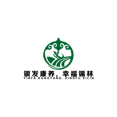 银发福居logo设计