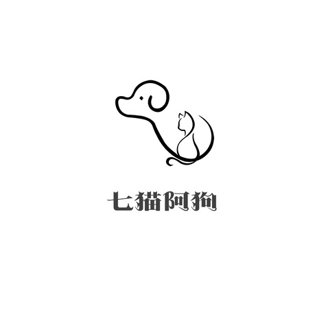 七猫阿狗logo设计