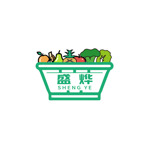 盛烨农产品标志logo设计