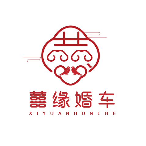 喜缘婚车logo设计