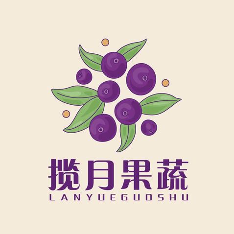 果蔬销售或有机食品logo设计