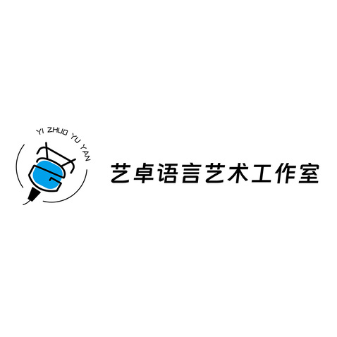 语言艺术教育logo设计