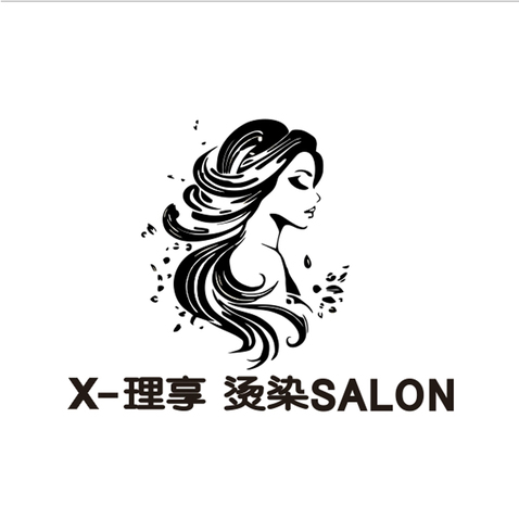 理享烫染.美发店LOGOlogo设计