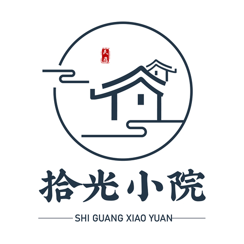 拾光小院logo设计