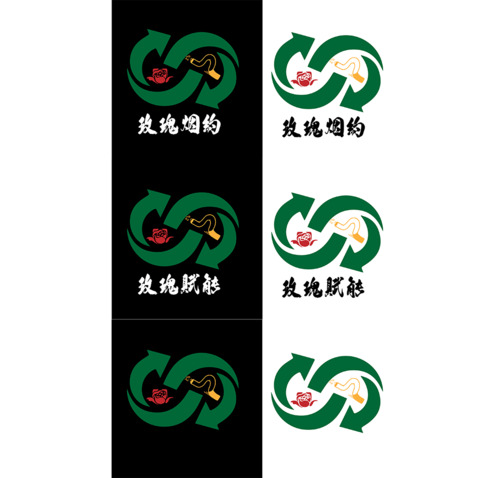 魔法玫瑰logo设计