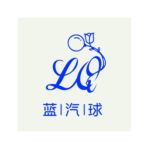 蓝汽球logo设计