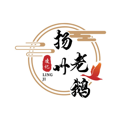 扬州老鹅logo设计