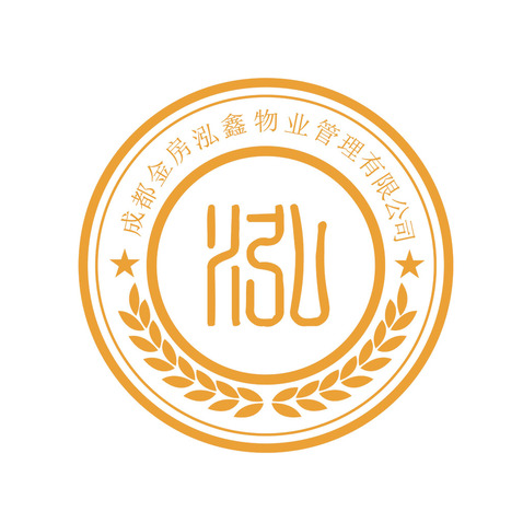 成都金房泓鑫物业管理有限公司logo设计logo设计