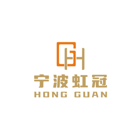 宁波虹冠logo设计