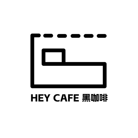 黑咖啡logo设计