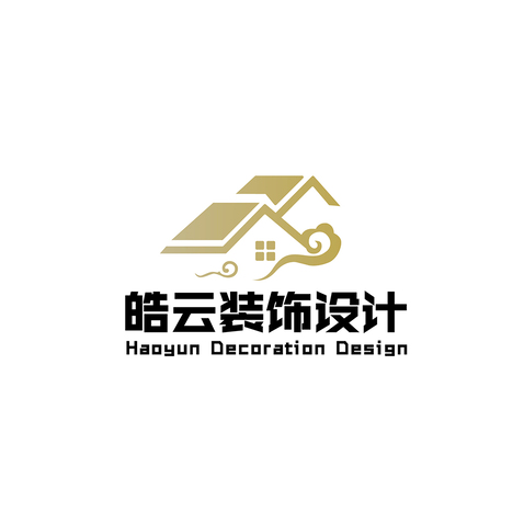 皓云装饰设计logo设计